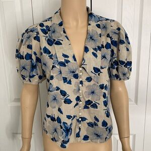 The GREAT. Fairway Floral Top S